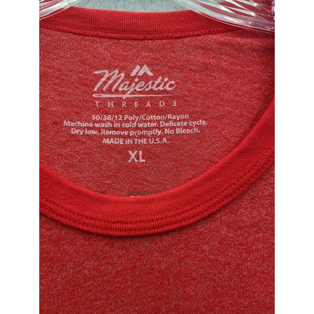 Majestic Threads Patrick Mahomes Womens 3/4 Sleeve Red Tshirt XL NWT - Picture 3 of 7
